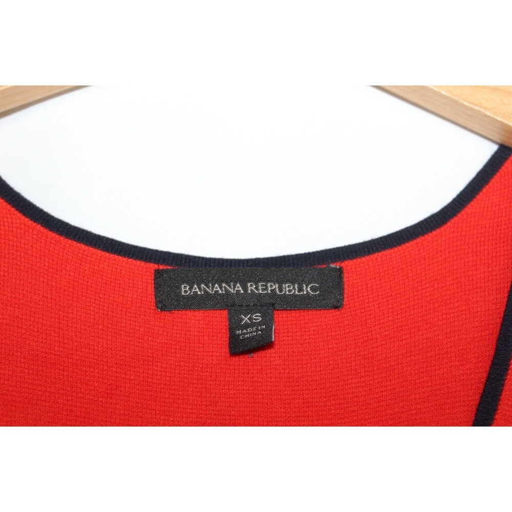 Banana Republic women's striped sleeveless a-line dress size XS colorful knit - Picture 7 of 12
